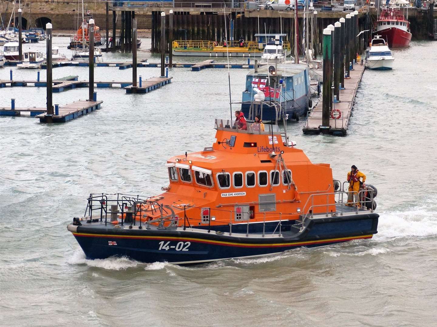The Ramsgate lifeboat Esme Anderson was called out to the rescue. Picture: Ramsgate RNLI (12879023)