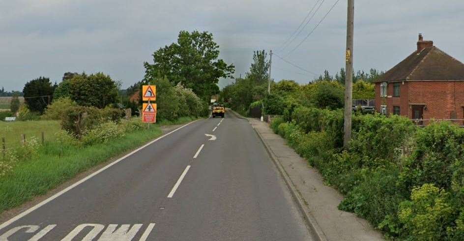 Part of the A257 is shut in both directions