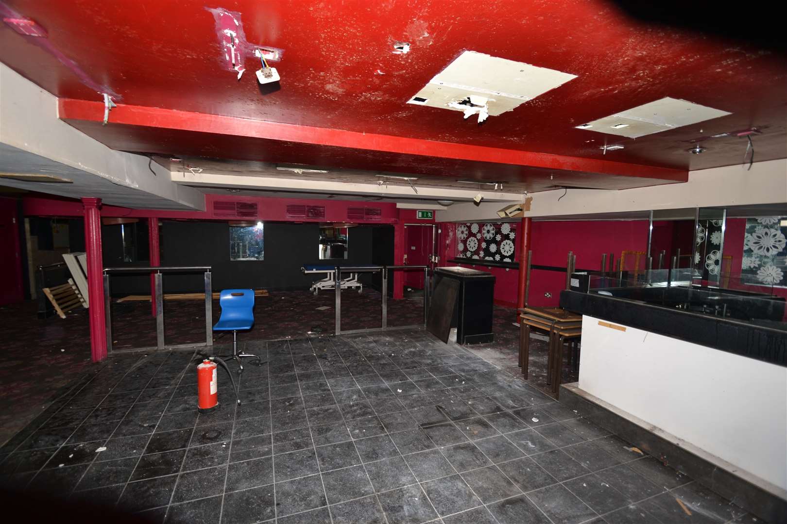 How the former Envy nightclub, which was on the mill's ground floor, now looks. Pictures: Steve Salter