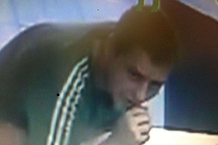 Officers would like to speak to this man in connection with the theft of a BlackBerry phone from KFC
