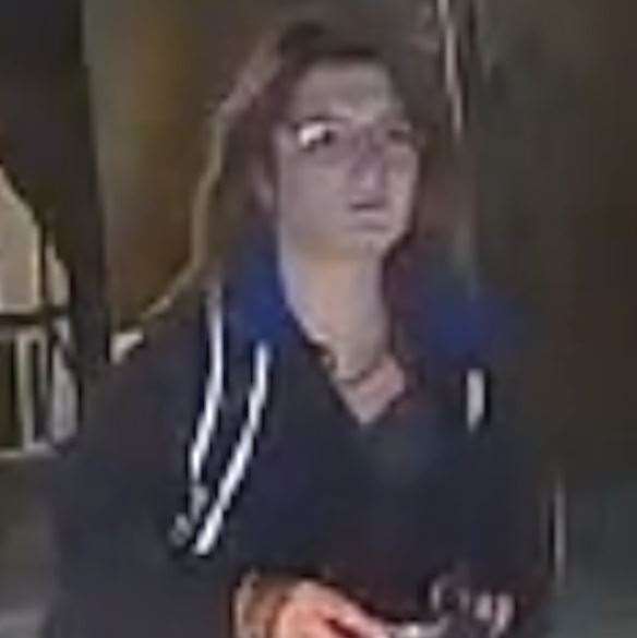 Police have released an image of a woman after a taxi driver was attacked in Cheriton Road, Folkestone. Picture: Kent Police