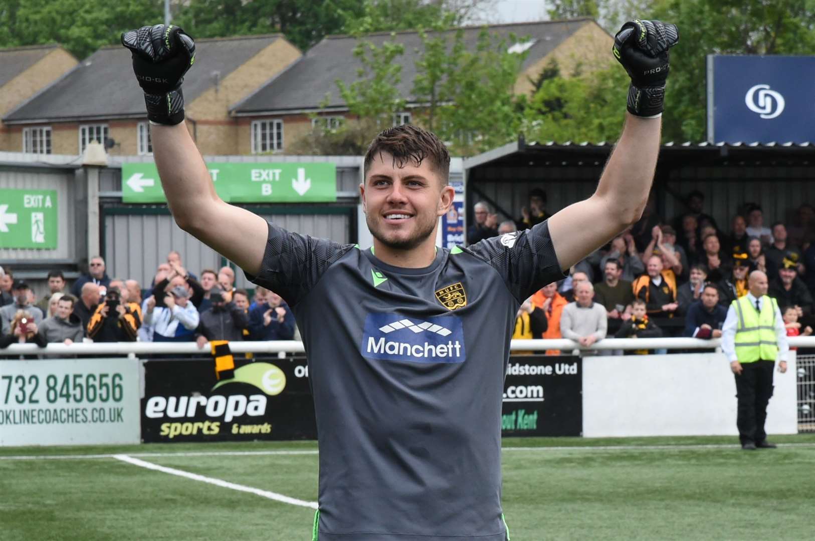 Tom Hadler won National League South with Maidstone. Picture: Steve Terrell