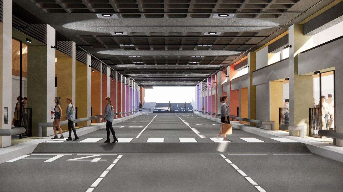 An image of how it's hoped the new Maidstone bus station will look. Picture: MBC