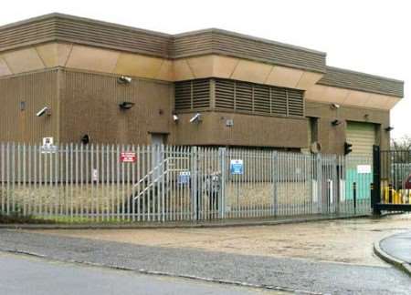 RAID SCENE: £53million was stolen from the Securitas depot at Tonbridge