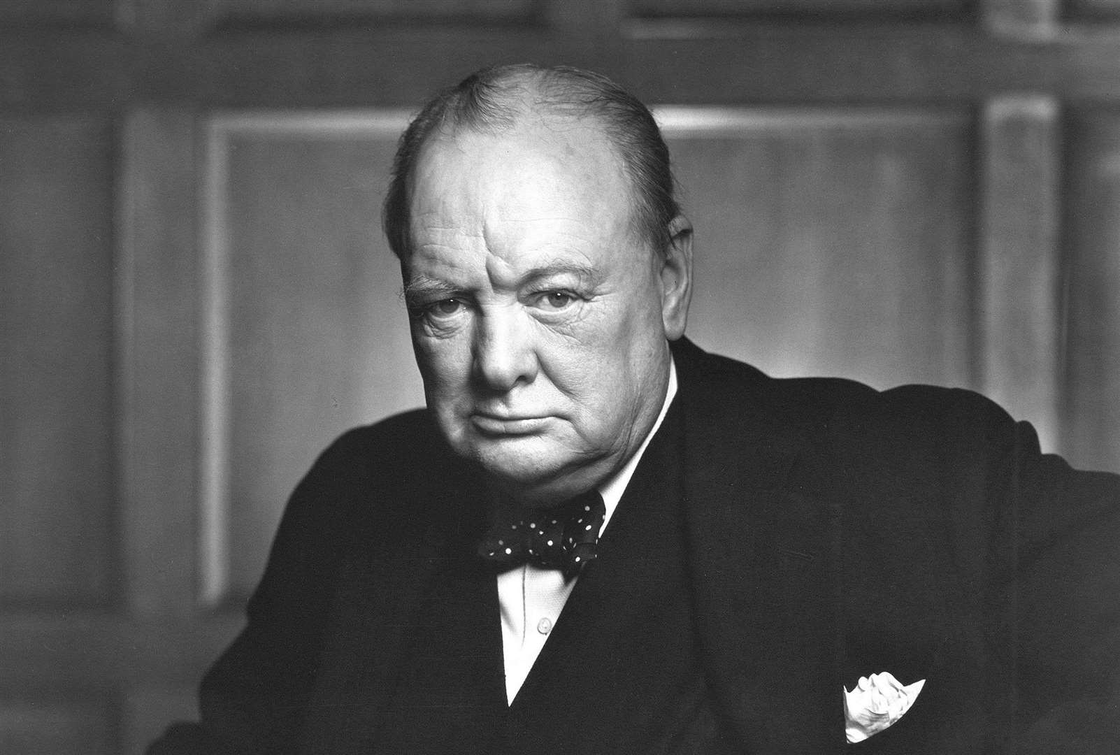 Winston Churchill in December 1941 - the iconic wartime leader who lived in the county for many years