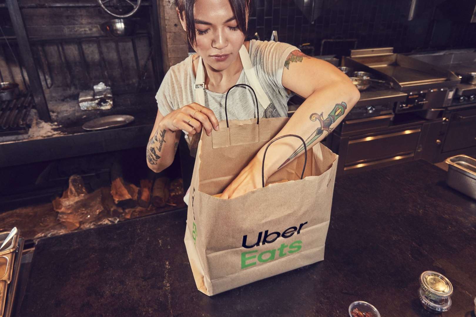 Uber Eats is one of the big three fast food apps