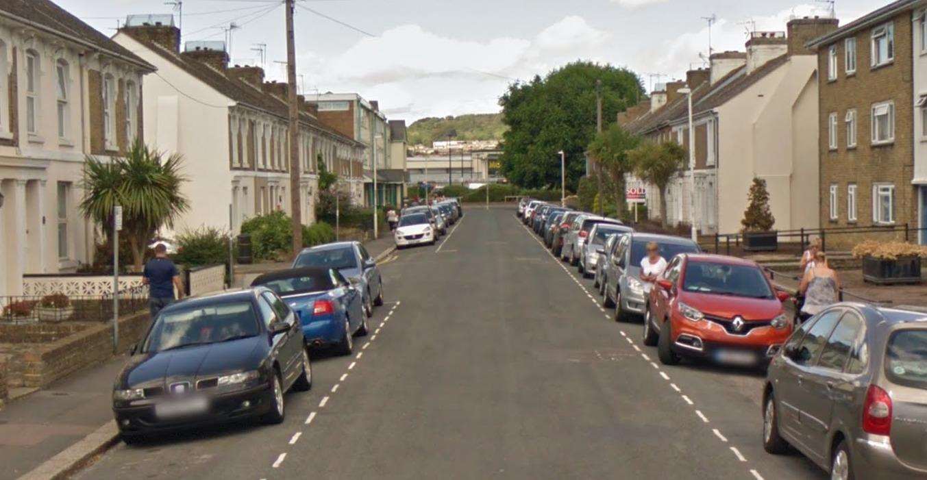 Dour Street in Dover, where the theft took place. Picture: Google (6330563)