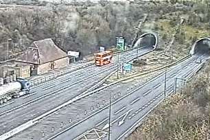 Traffic is now moving through the Roundhill Tunnels again