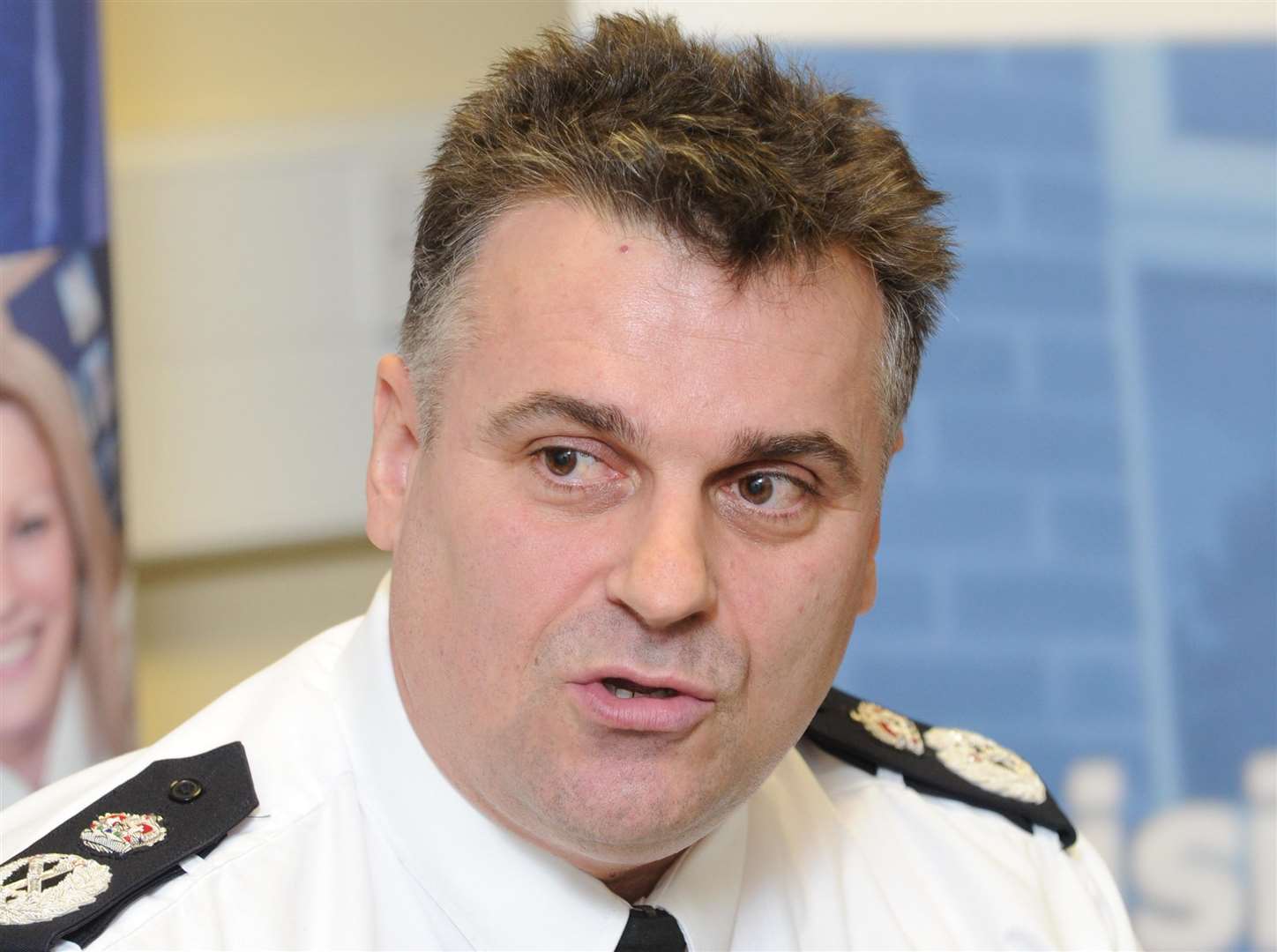 Chief constable Alan Pughsley