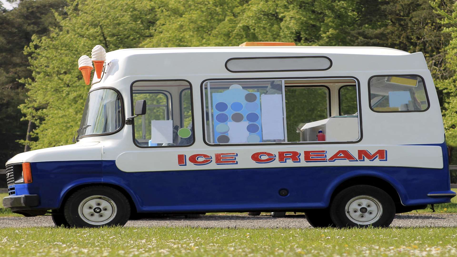 Ice cream van. Stock image