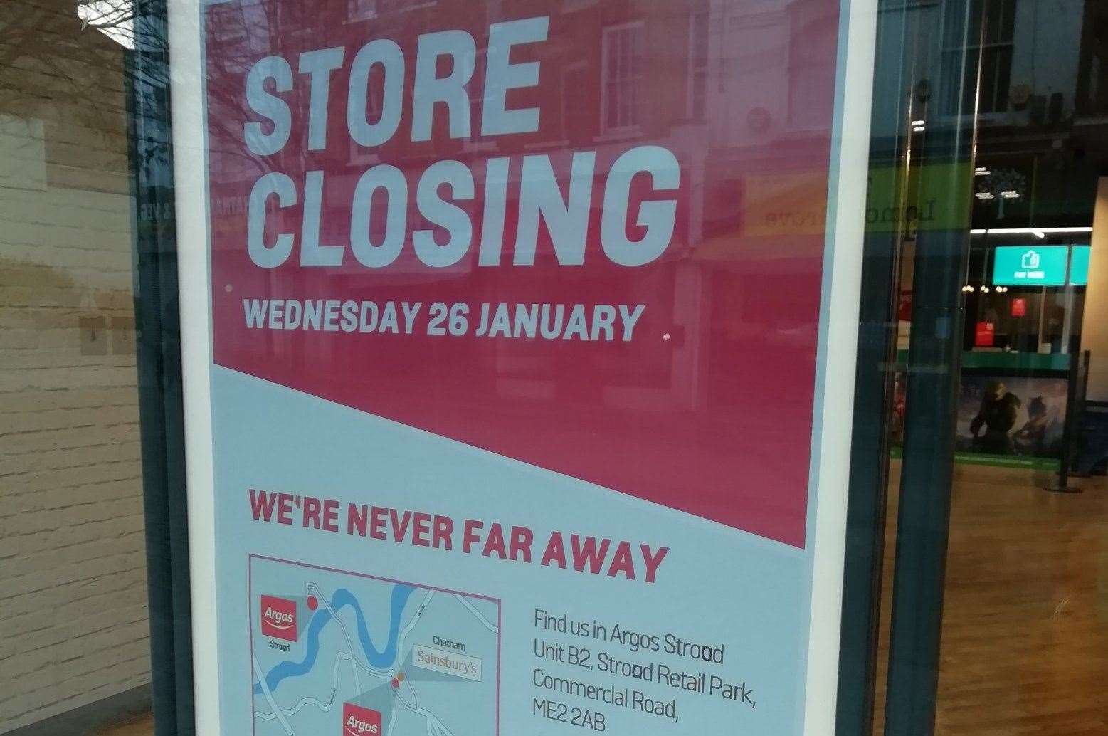 Argos in Chatham High Street is to close