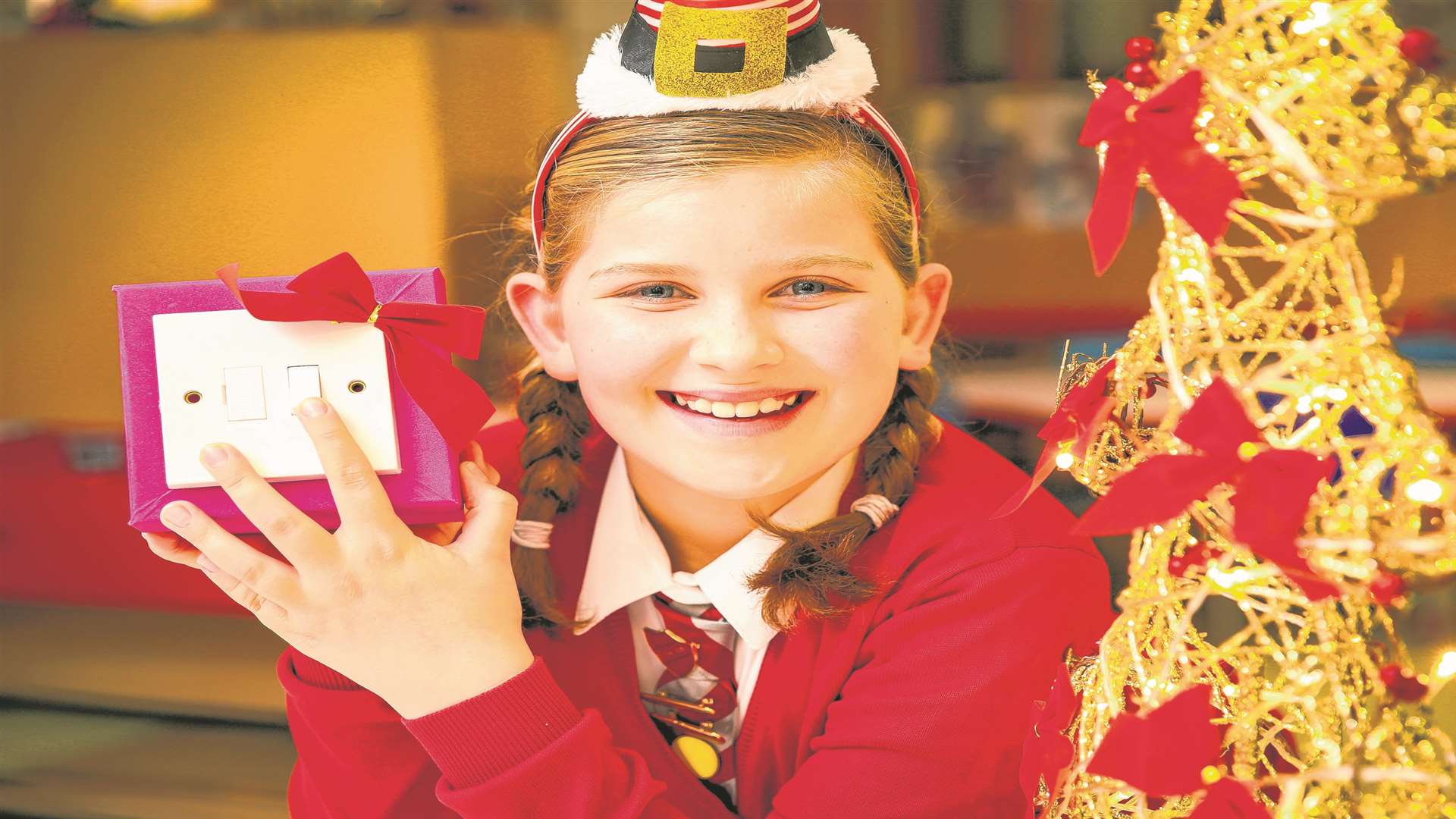 Maisie Bellew, 10, will be turning on Dartford Christmas Lights