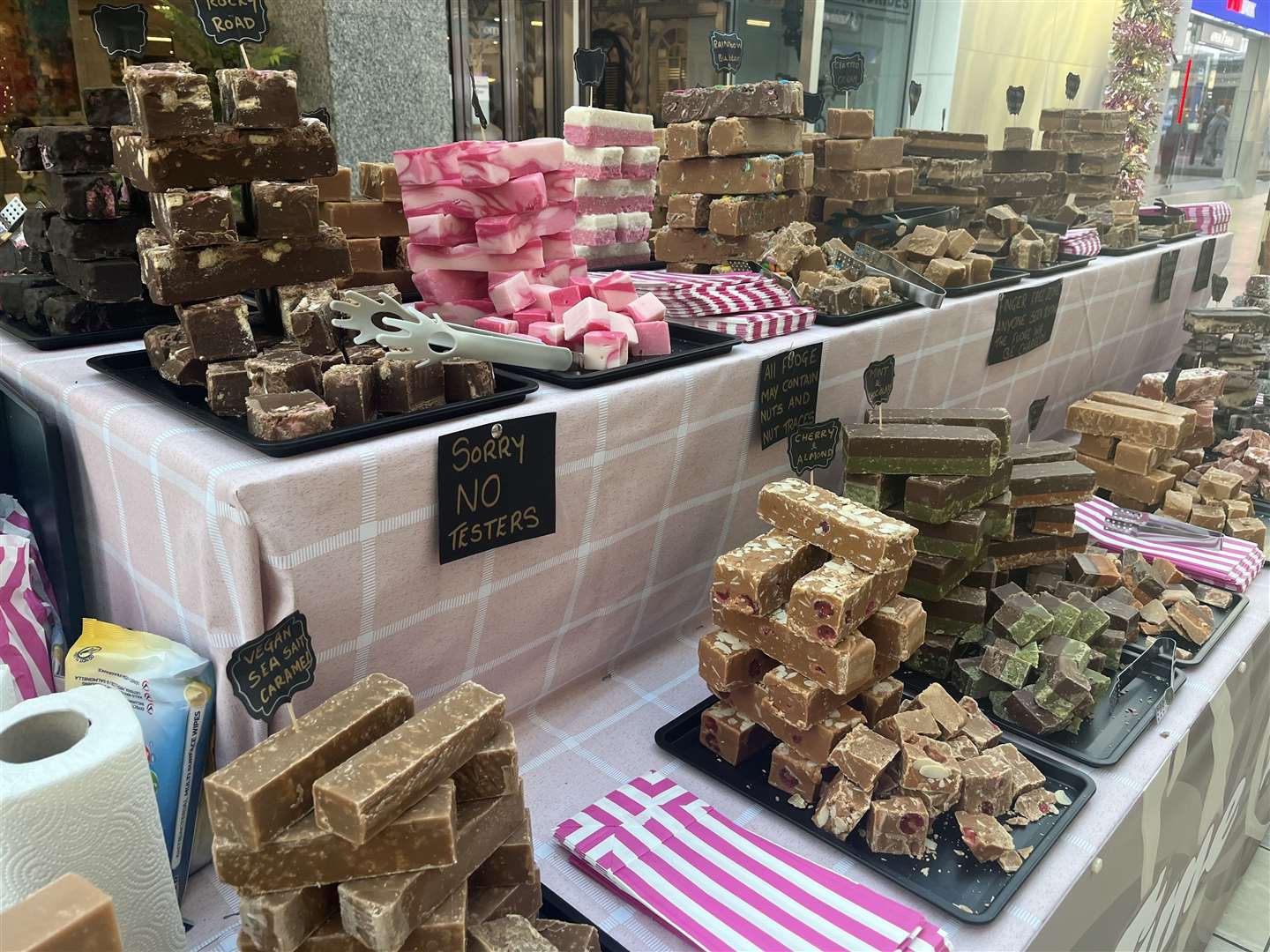 Mince pie-flavoured fudge is available