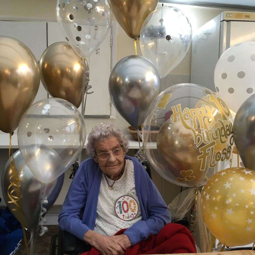 Birthday girl: Florence Cork turned 100 on November 15