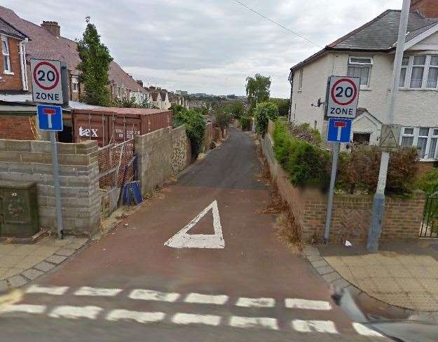The attempted mugging happened in Green Lane last night at around midnight. Picture: Google