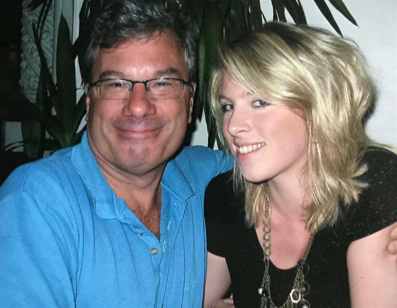 Jeremy Beale and his daughter Hannah O'Brien in happier times