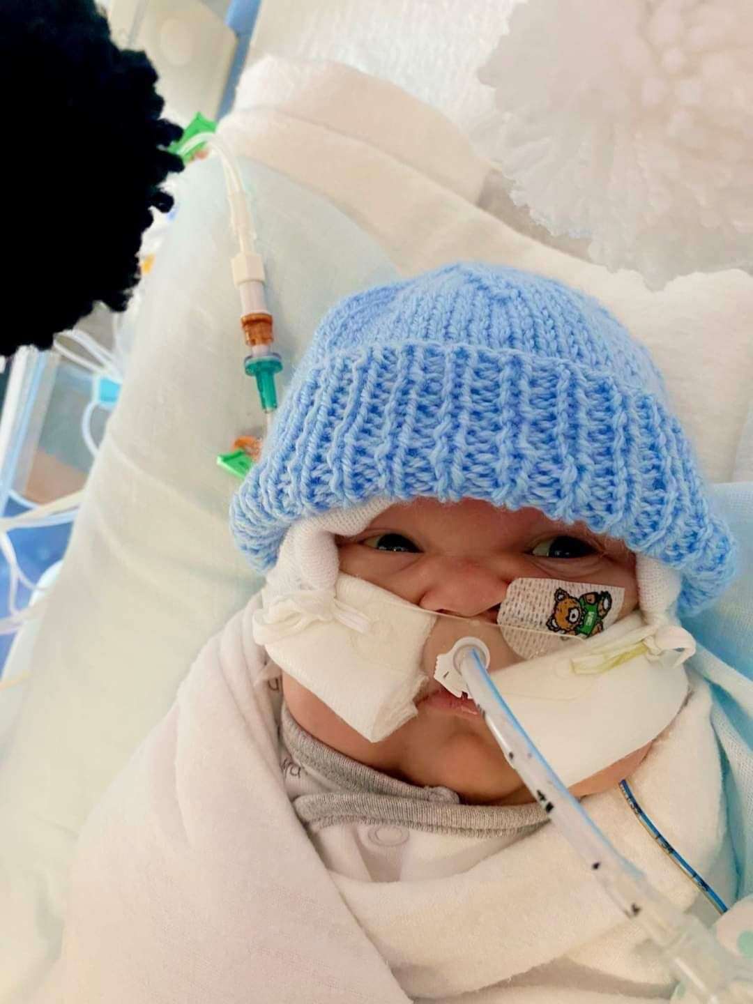 Oliver-Cash battled on after being born prematurely at 23 weeks