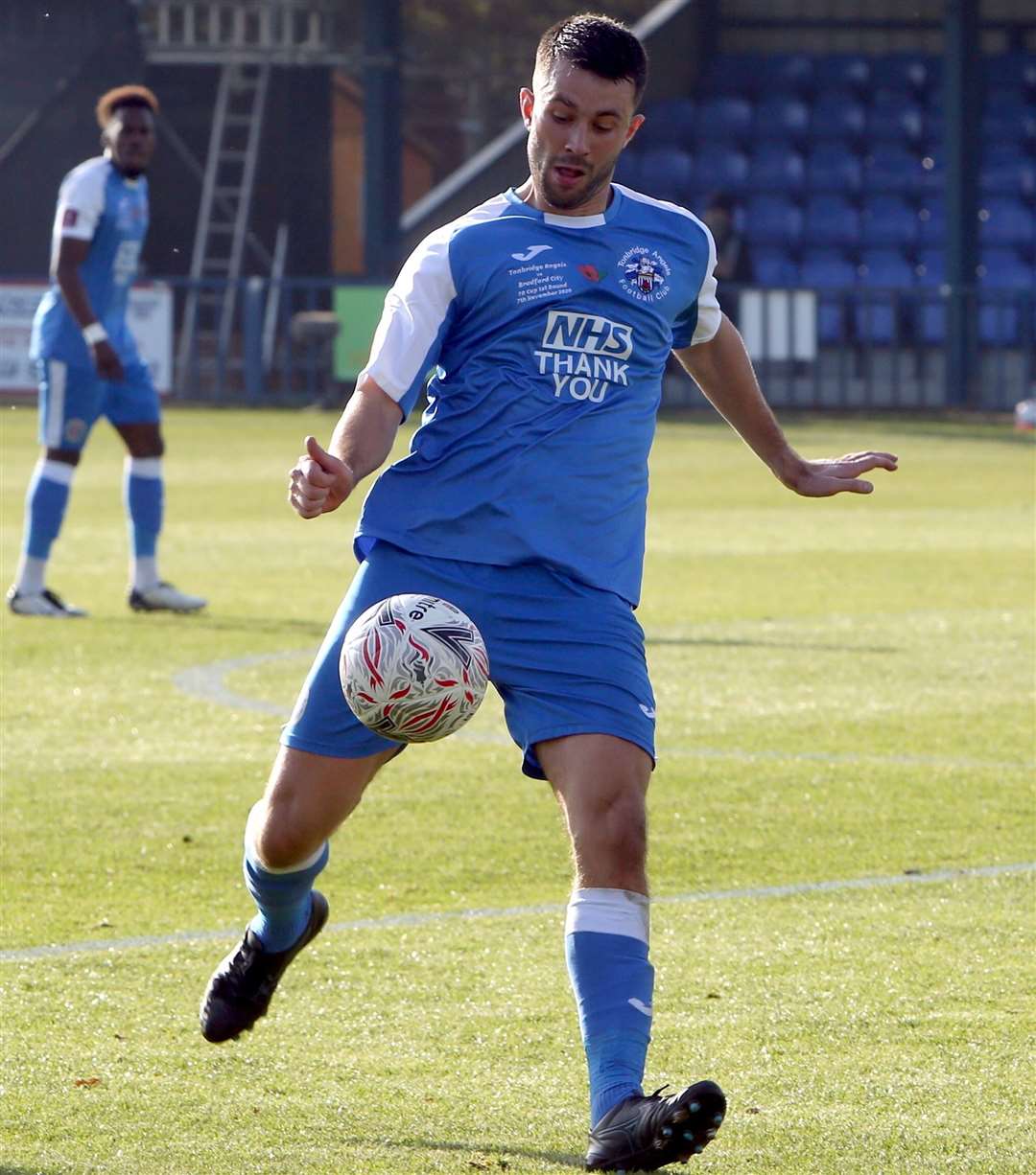 Player-coach Tom Parkinson has been among the Tonbridge players sidelined recently. Picture: Dave Couldridge