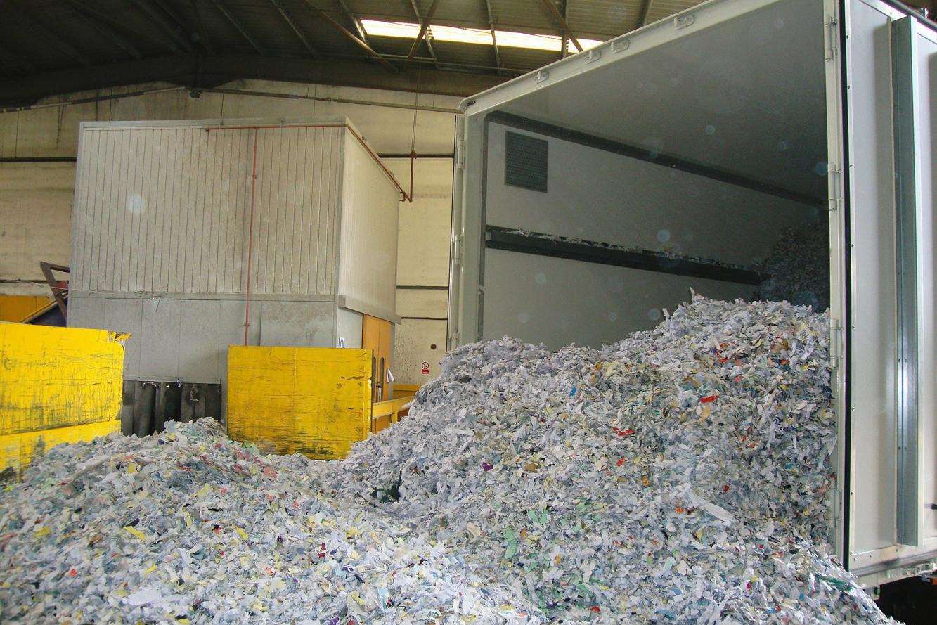 Shred First UK shreds 600 tons of paper a year