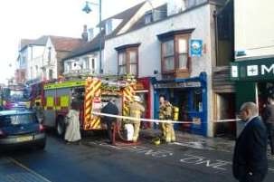 Fire at chip shop
