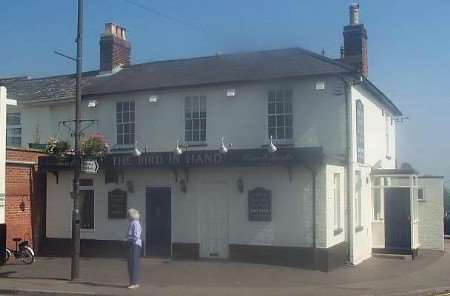 The Bird in Hand pub, where Graham Wales was found lying in the car park