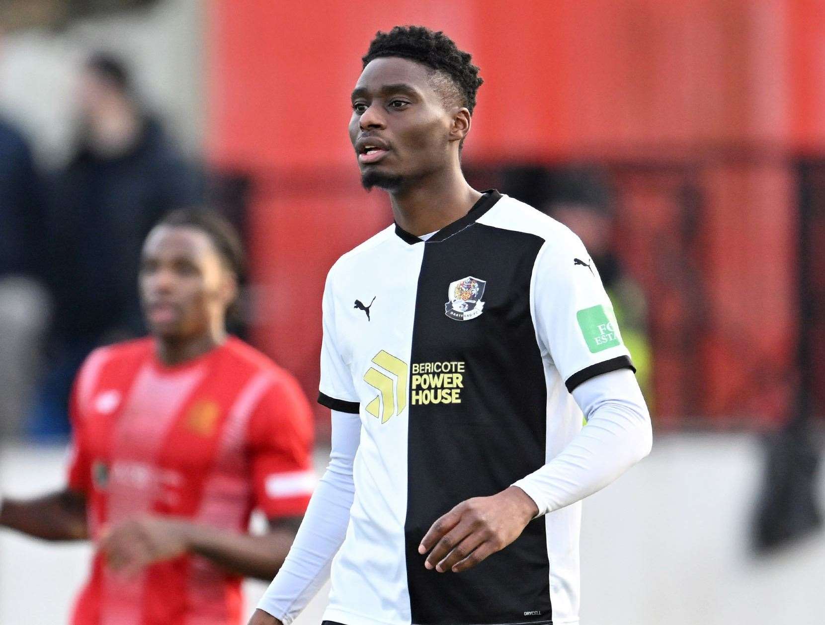 Jordan Wynter - has turned down the chance to stay at Dartford after more than five years with the club, making nearly 200 appearances. Picture: Keith Gillard