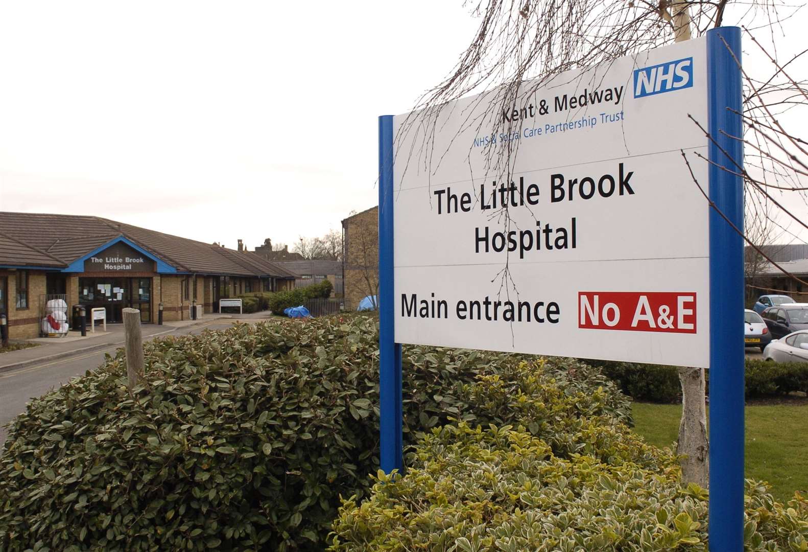 Inspectors visited the Littlebrook Hospital in Dartford after concerns were raised over the cleanliness of wards. Picture: Steve Crispe.