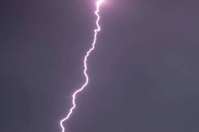 Lightning strikes. File picture