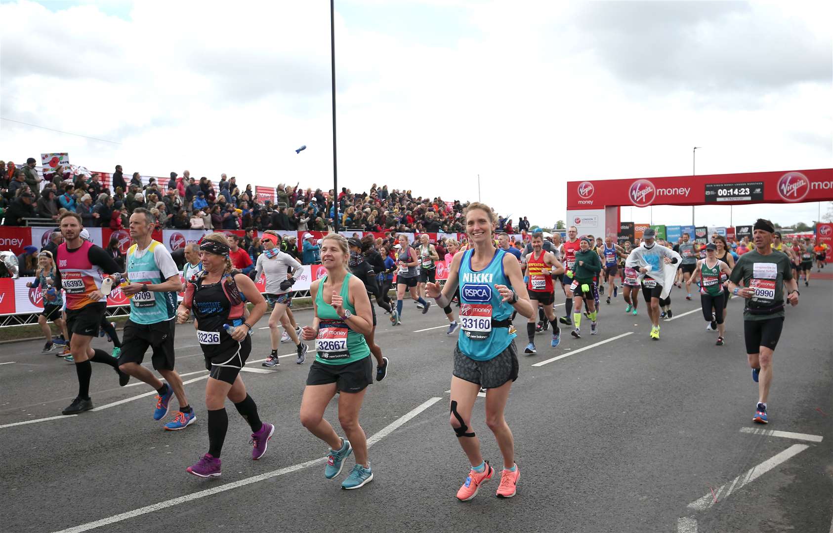 Runners during the 2019 Virgin Money London Marathon (Steven Paston/PA Wire)