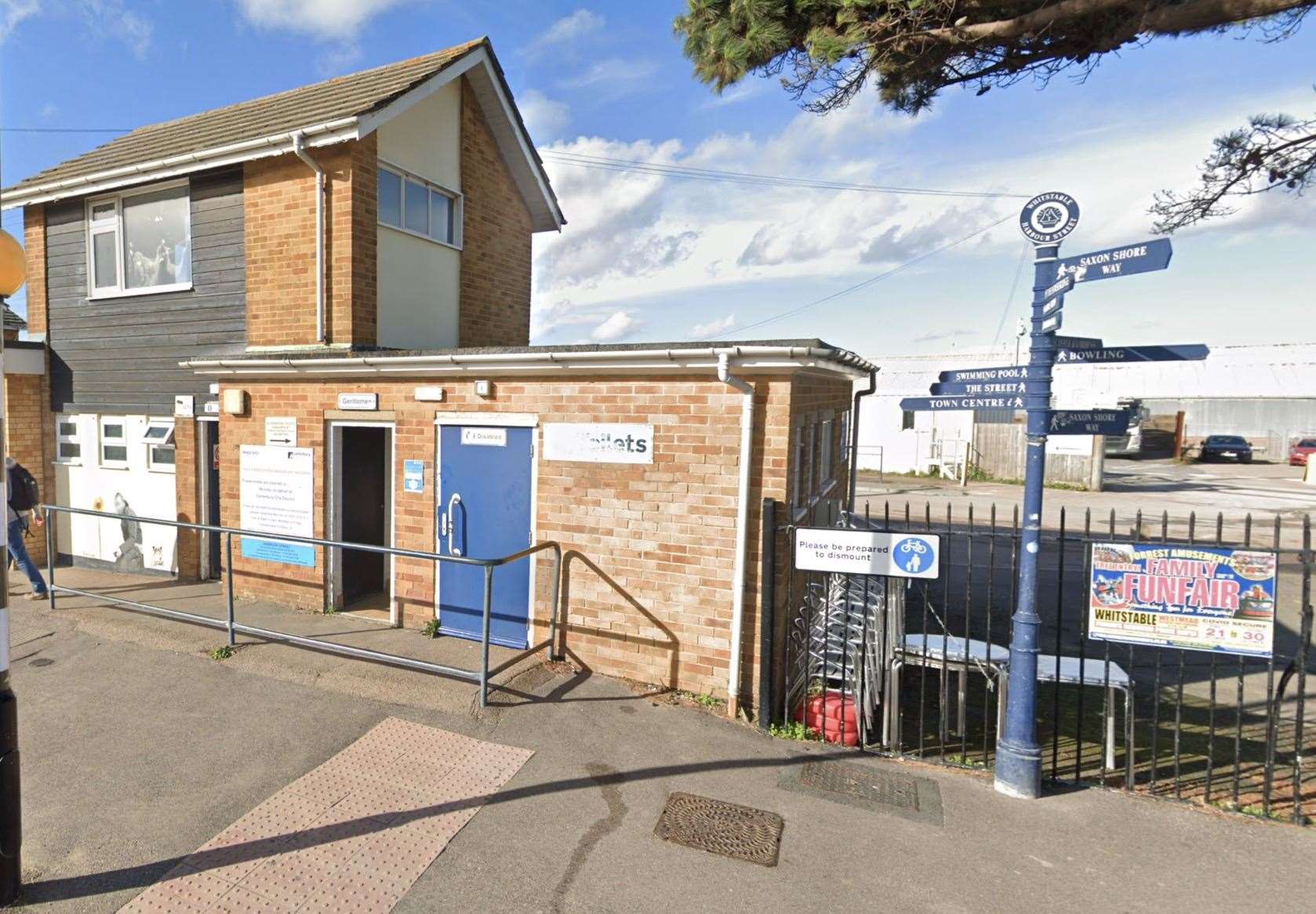 The toilets at Whitstable Harbour. Picture: Google