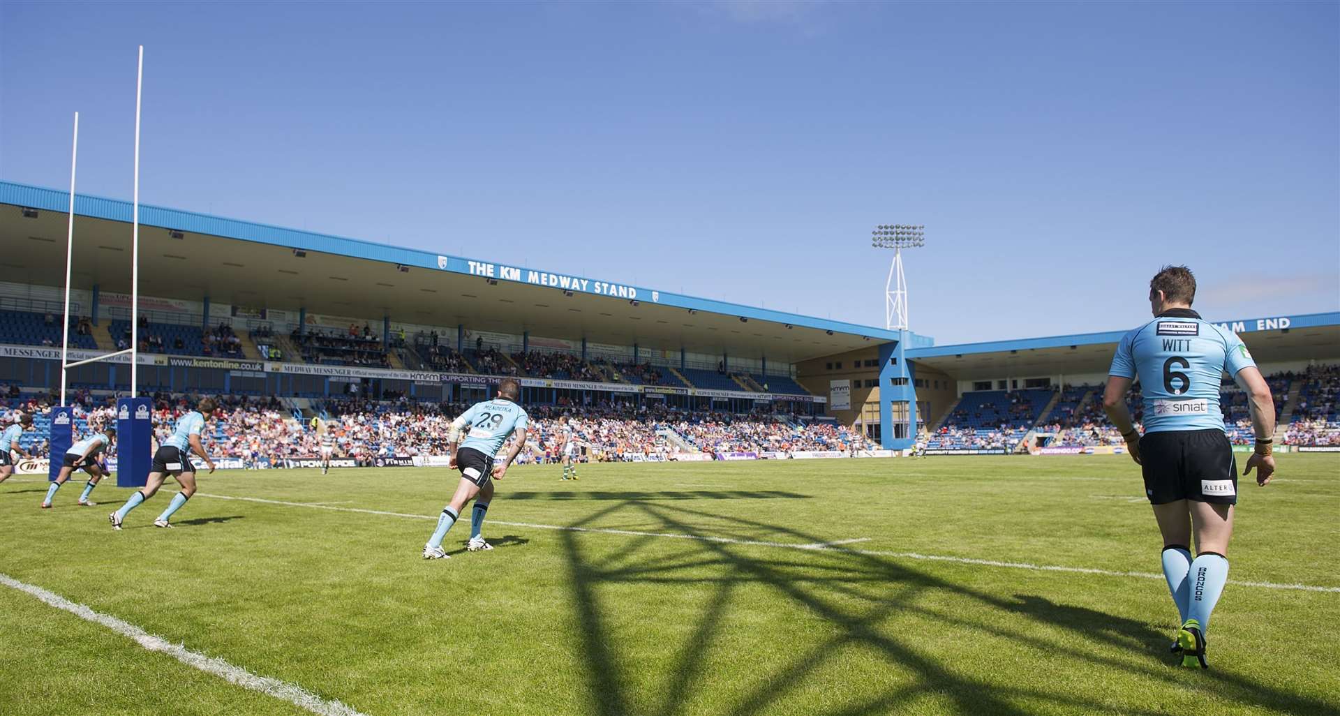 Gillingham FC hosted two London Broncos games in 2012 and 2013. Picture: Andy Payton