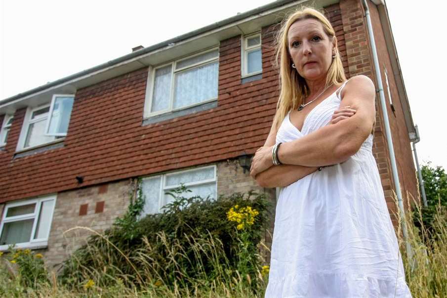 Amanda Upson-Palmer wants action taken over a rundown house next to hers