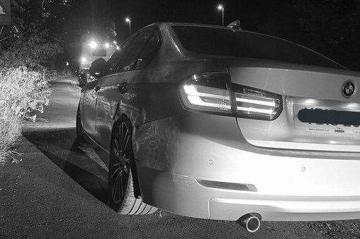 The BMW failed to stop for police Picture: @KentPoliceRoads