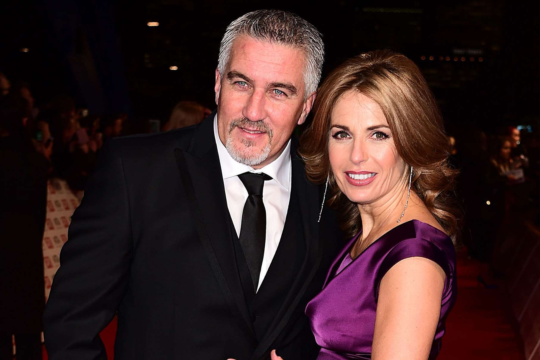Paul Hollywood and wife Alexandra Hollywood arriving for the 2015 National Television Awards at the O2