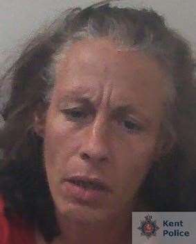 Sherilee Woodward, from Salem Street, Maidstone, was jailed after a violent incident in Week Street. Picture: Kent Police