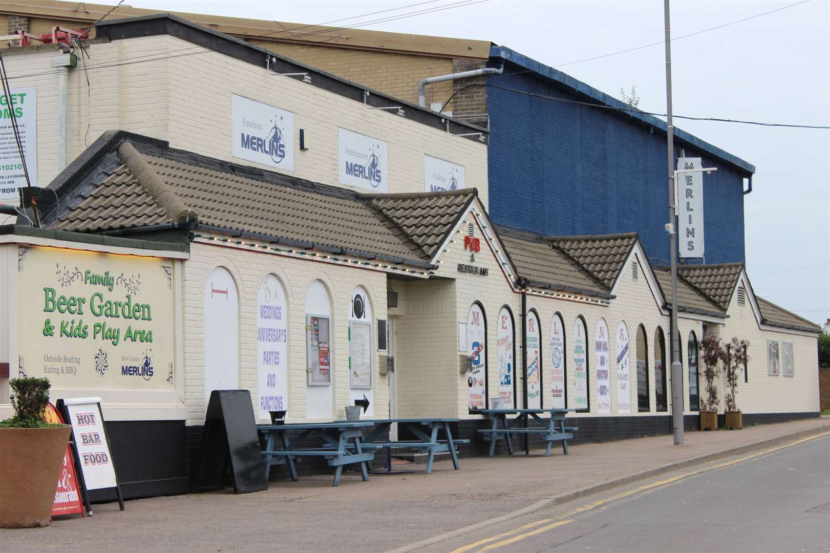 The former Merlins entertainment centre at Leysdown