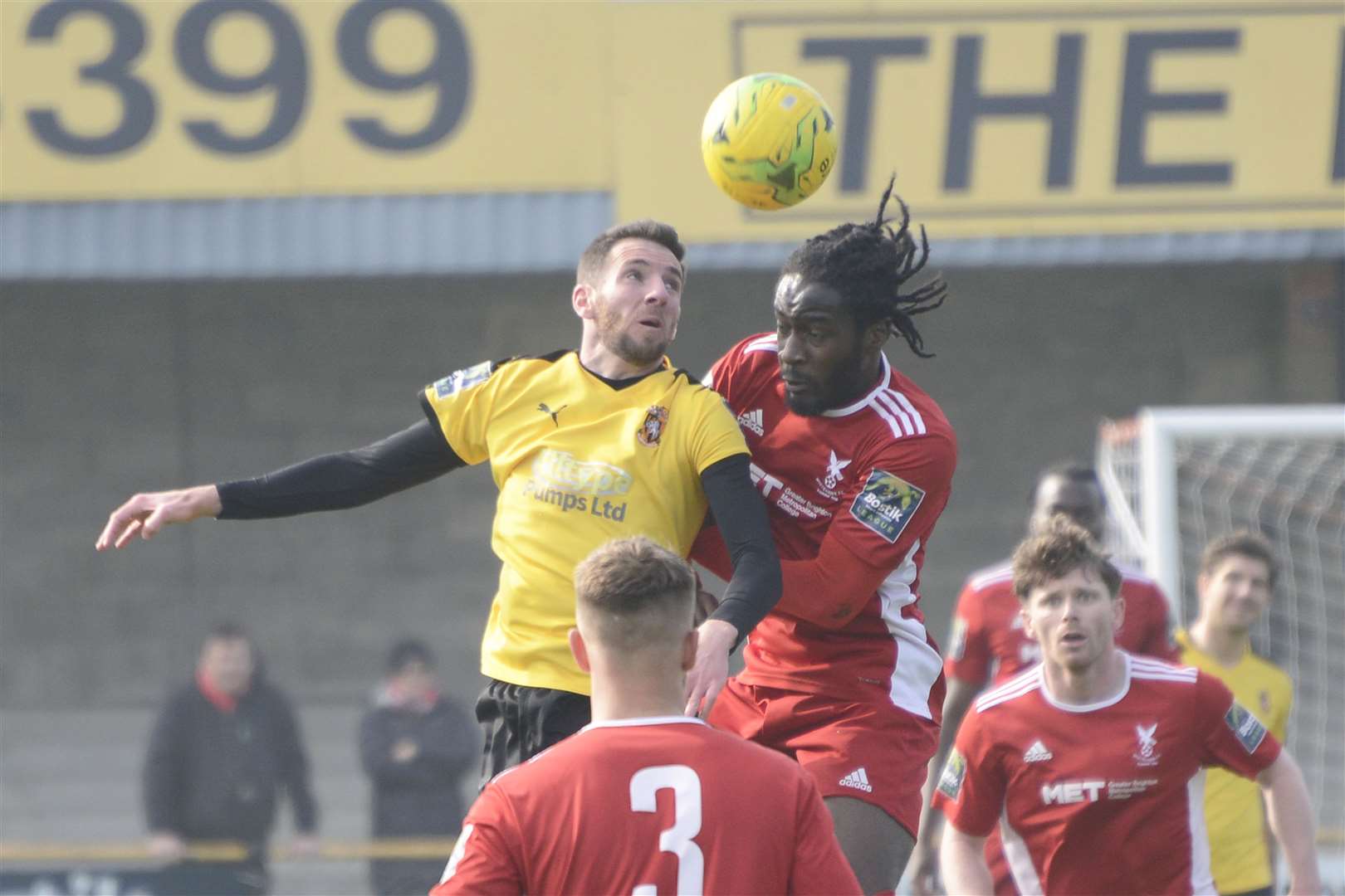Folkestone can still make the Bostik Premier play-offs Picture: Paul Amos