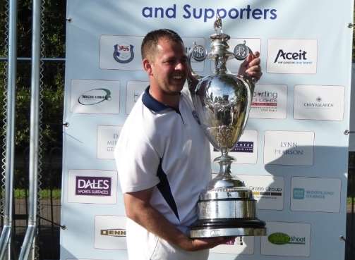 Simon Green with his trophy