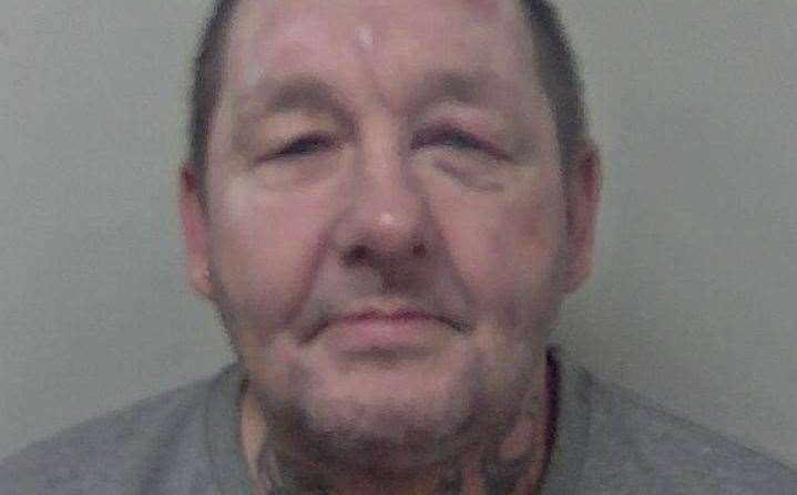 Paul Raworth, from Deal, has been jailed after beating and stabbing his girlfriend. Picture: Kent Police