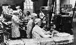 Staff in the bottling plant of Foster Clark's, the Broadway, Maidstone, this picture was supplied by Rita Briden whose mother, then Edith Hasemore, is pictured second right and at the back on the left is Alice McCourt the mother of a friend of hers
