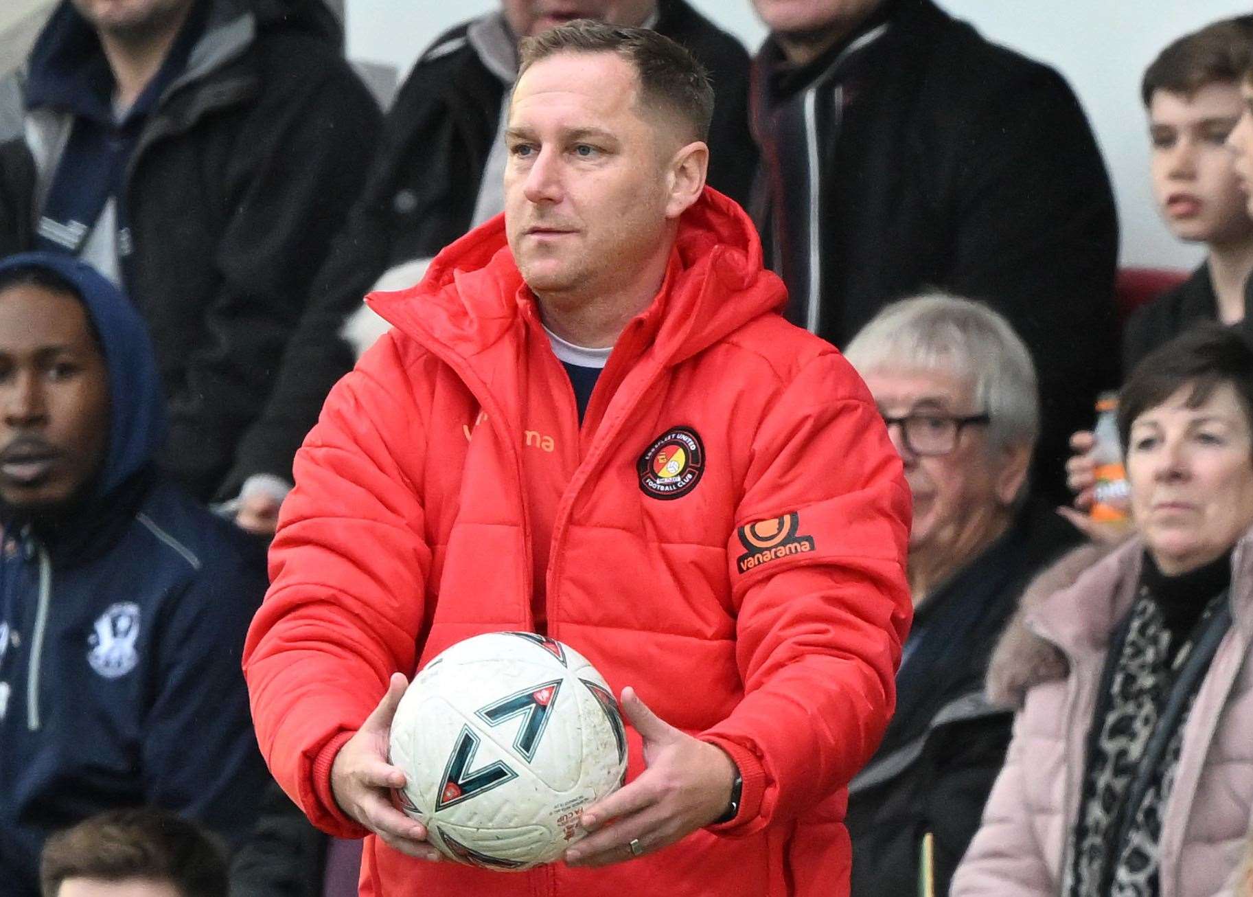 Ebbsfleet manager Dennis Kutrieb - could see his team win the title this weekend. Picture: Keith Gillard
