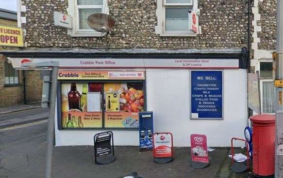 Until now the nearest place to draw cash for Buckland people was Crabble Post Office. Picture: Google Maps