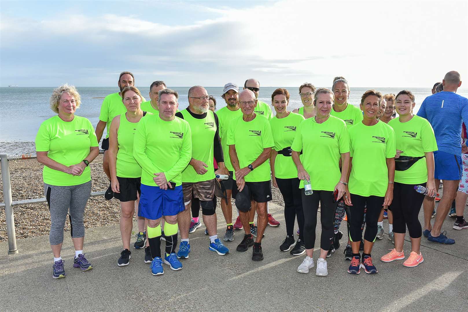 The first Sheppey parkrun on Saturday, September 28, 2019, featured runners from Beginners2Runners Sheppey at The Leas, Minster. Picture: Tony Jones