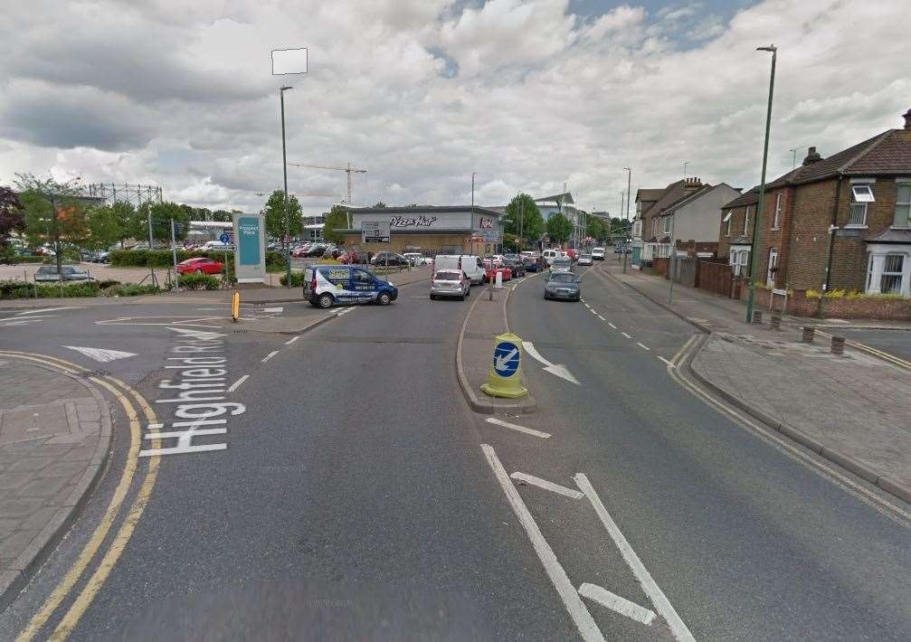 Crash took place on Highfield Road North in Dartford. Picture: Google (31648409)