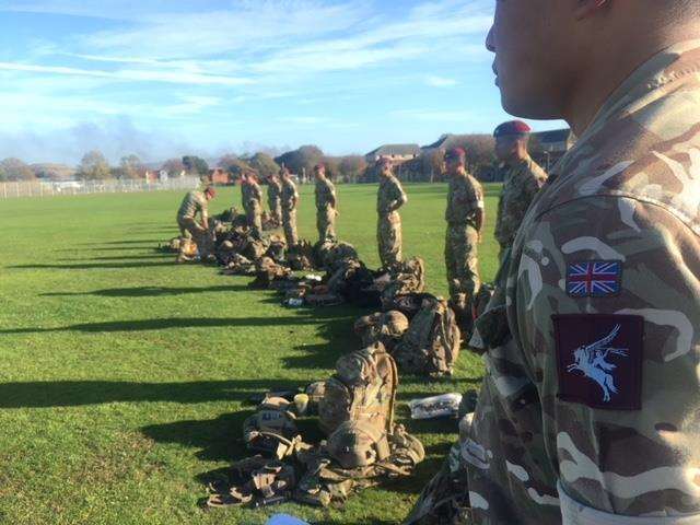 The Royal Gurkha Rifles training before their deloyment in November 2018 to Kabul. Credit: MOD (5439200)