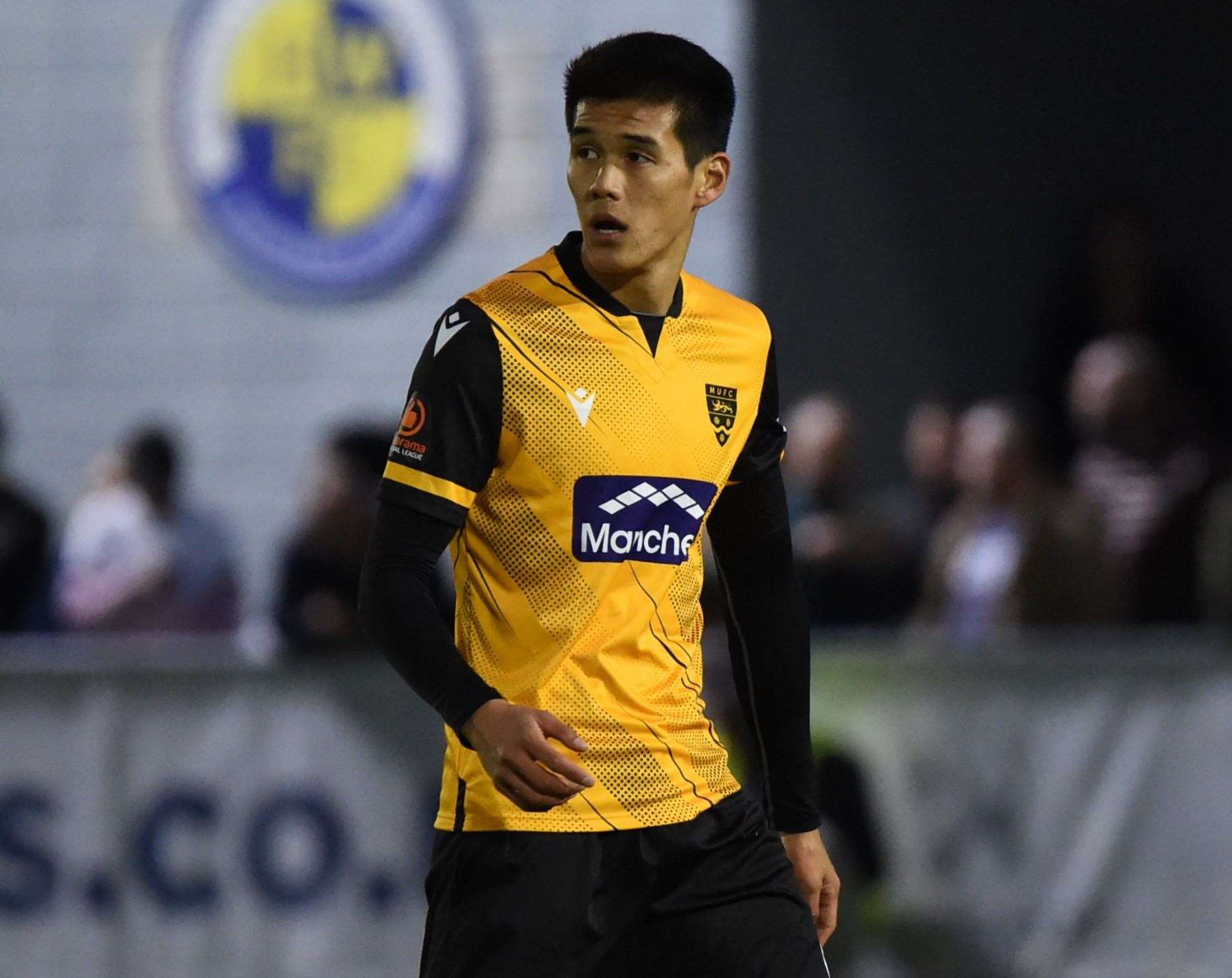 Bivesh Gurung made his Maidstone first-team debut at Havant last November Picture: Steve Terrell