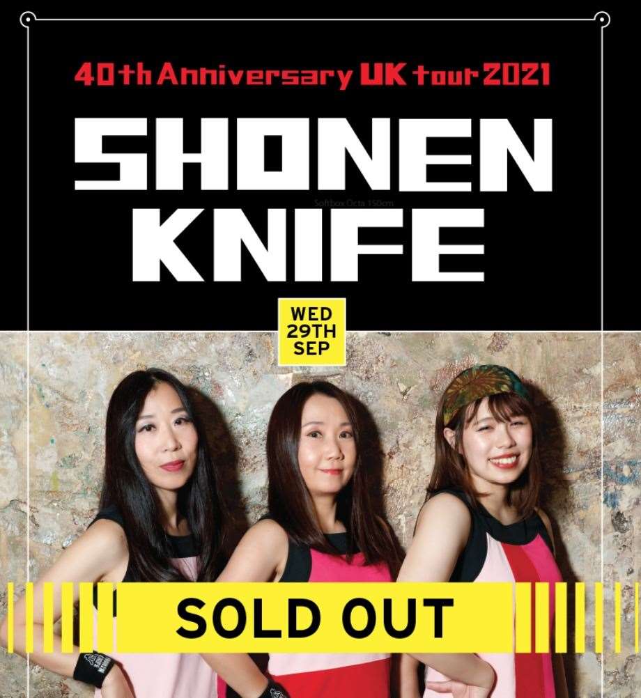 Cult Japanese band Shonen Knife's September show is already sold out