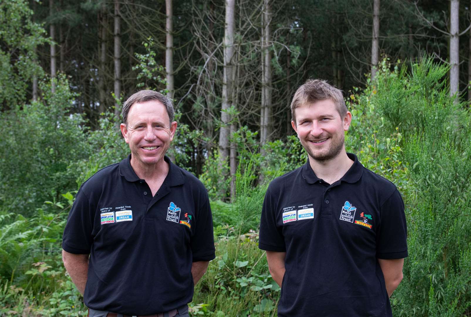 Donovan Wright and Tom Gibbs are the UK's first bison rangers and will be based at Blean Woods near Canterbury