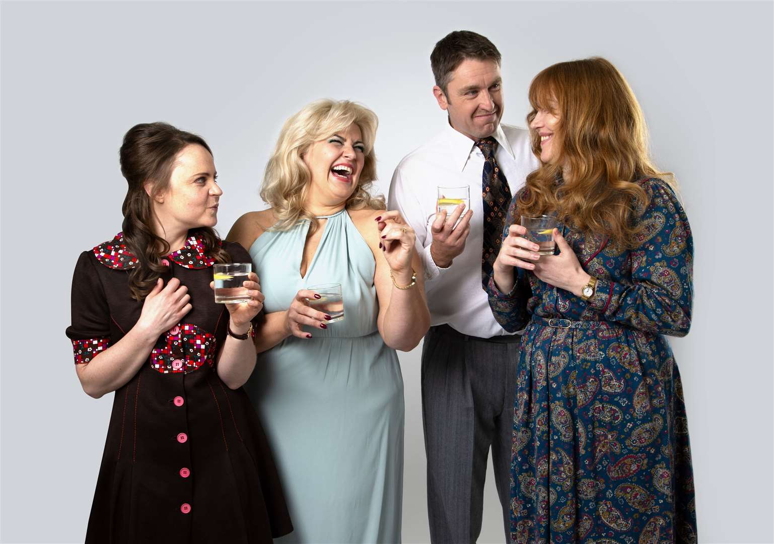 Abigail's Party stars Jodie Prenger (second left)