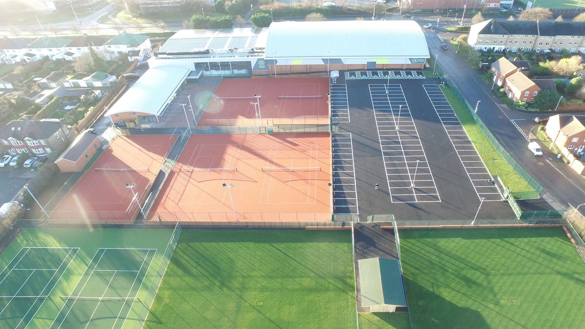 The tennis centre is taking shape